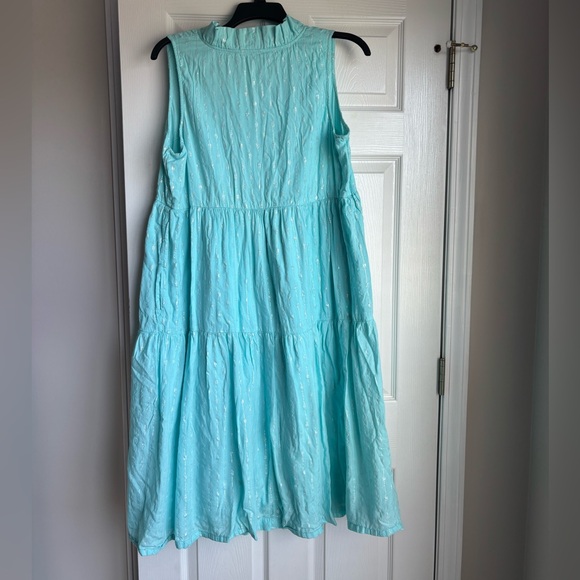 Crown & Ivy Light Blue Sleeveless Midi Dress - Picture 4 of 4